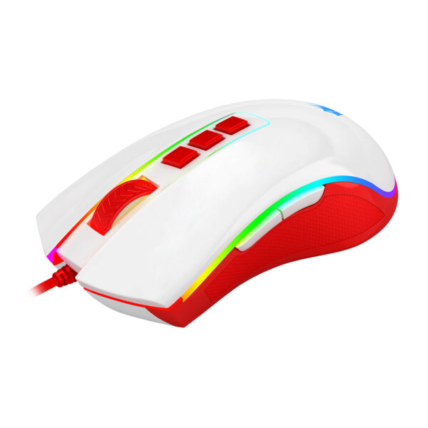 REDRAGON COBRA Wired Gaming Mouse M711C WhiteRed 2