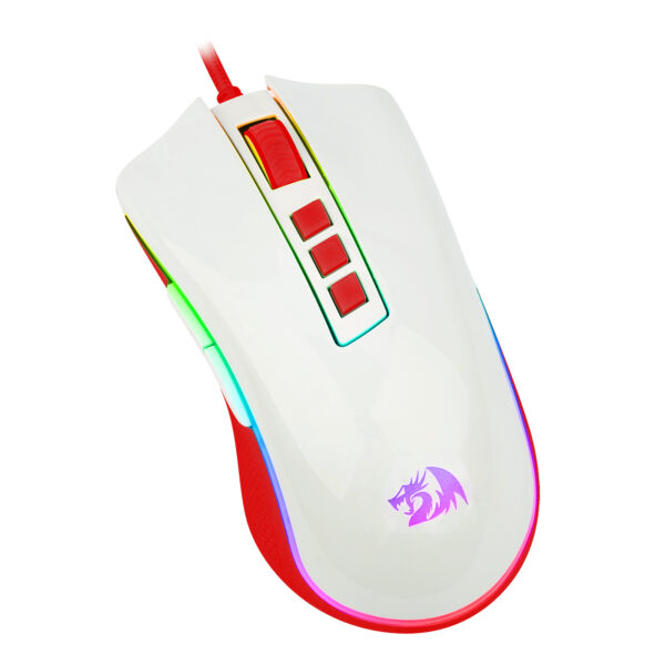 REDRAGON COBRA Wired Gaming Mouse M711C WhiteRed 4