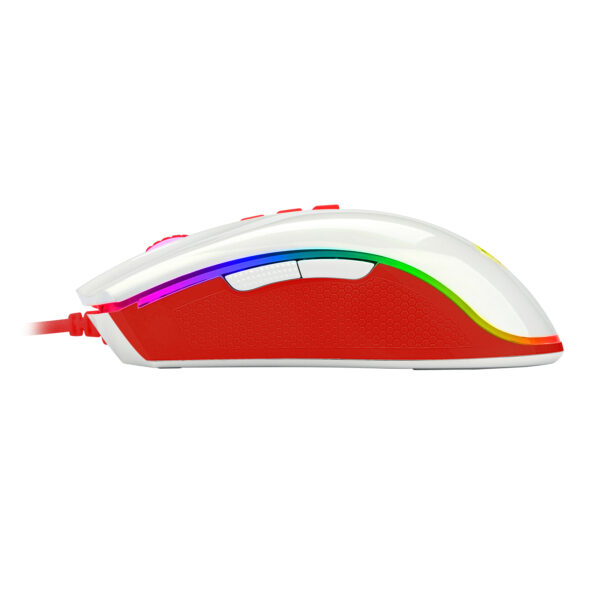 REDRAGON COBRA Wired Gaming Mouse M711C WhiteRed 5