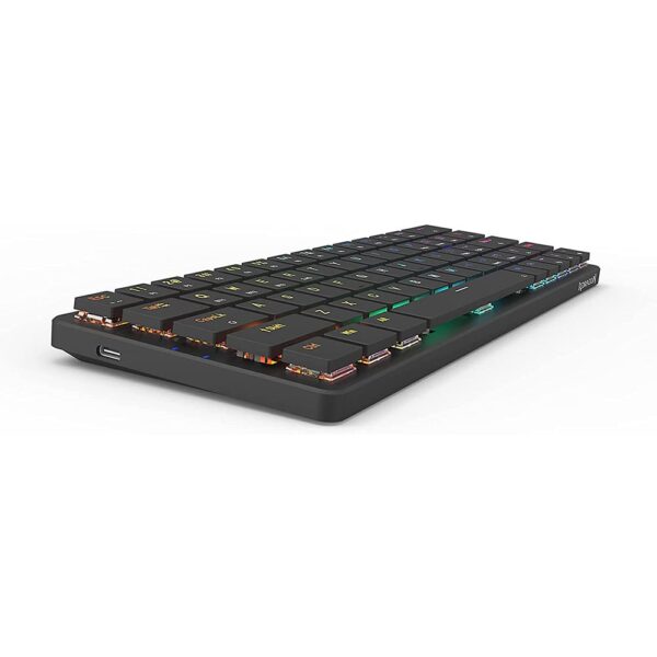 REDRAGON ELISE PRO Low Profile 63 Key 60 Blue SW RGB Wireless Mechanical Gaming Keyboard K624P KBS 5