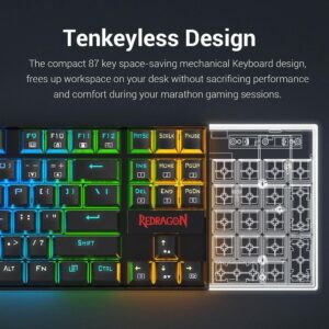 REDRAGON Gaming Essentials 2 in 1 Blue SW RGB Wired KeyboardMouse Set K552RGB BA 1 3