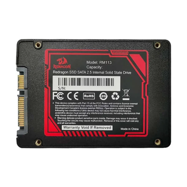 ⁦REDRAGON RM113 Dragon Knight 256GB 500MB/s 2.5-inch SATA SSD⁩ - الصورة ⁦3⁩