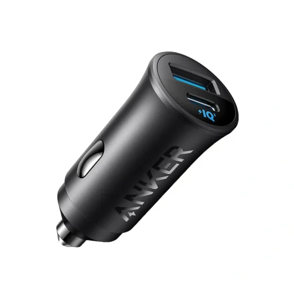 Anker A2741H11 30W Ultra-Compact Dual-Port (1xUSB-C + 1xUSB-A) Car Charger -Black