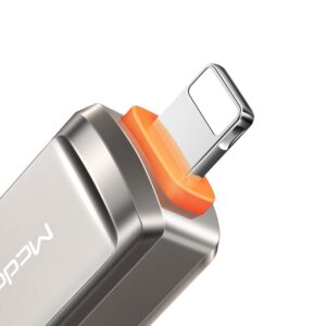 Mcdodo OT 8600 USB A 3.0F to LightningM Converter Deep Grey 1