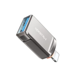 Mcdodo OT 8600 USB A 3.0F to LightningM Converter Deep Grey 3