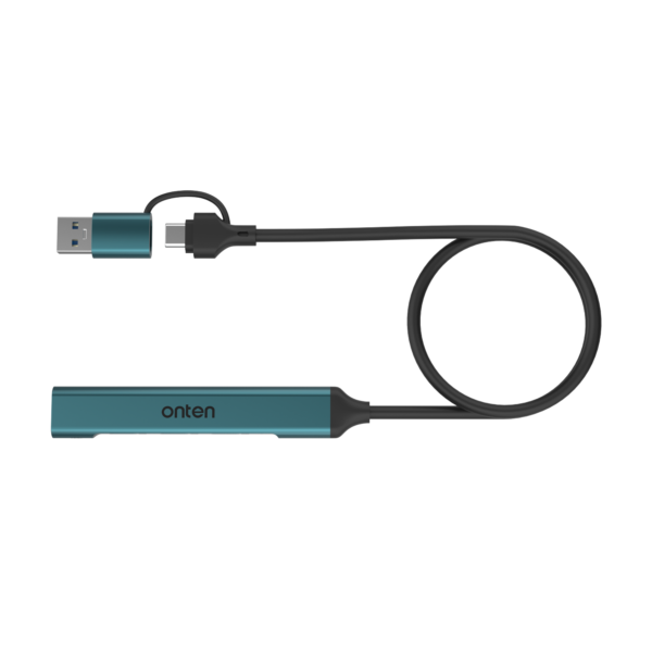 Onten OTN-UCA9703 USB-C and USB-A 3.0 4-Port Hub - Image 4