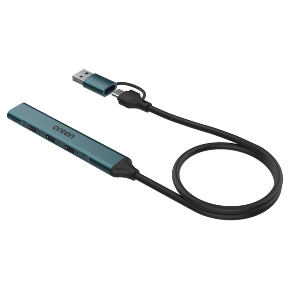 Onten OTN-UCA9703 USB-C and USB-A 3.0 4-Port Hub - Image 3