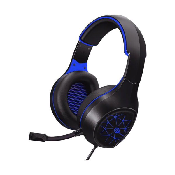 ST STANDARD GM-2100ENC USB-A 7.1 Environmental Noise Cancellation Smart Headphone -Black/Blue