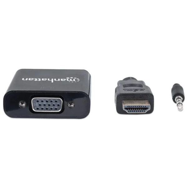 manhattan 151450 CV357 HDMI to VGA Converter -Black - Image 3