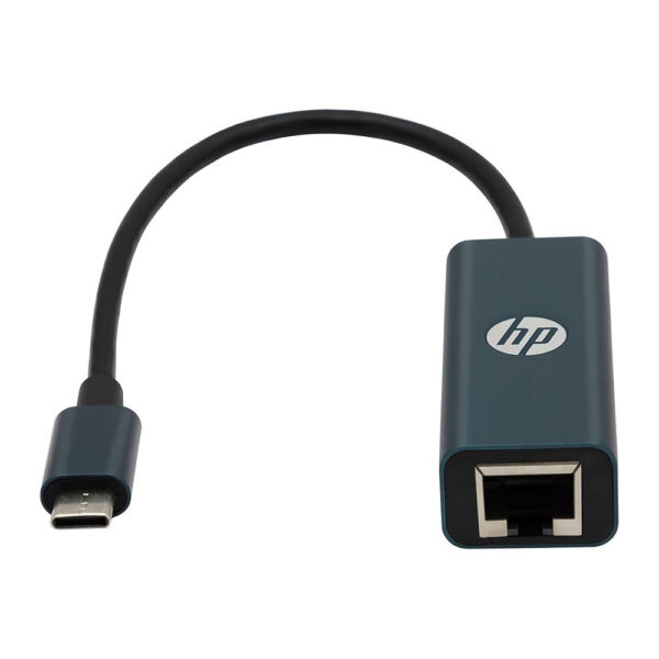 hp DHC-CT208 8WW45AA USB-C to Ethernet Adapter -Black