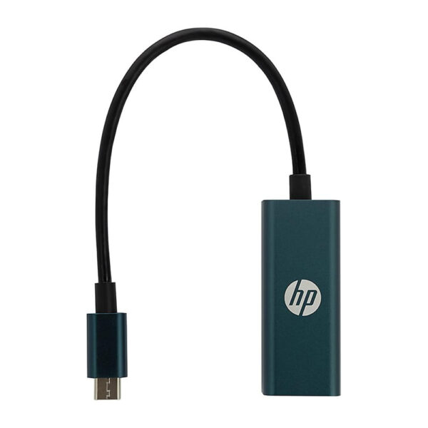 hp DHC-CT208 8WW45AA USB-C to Ethernet Adapter -Black - Image 3