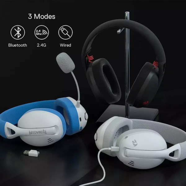 REDRAGON IRE PRO Ultra-Light Wireless Gaming Headset H848 - Image 4