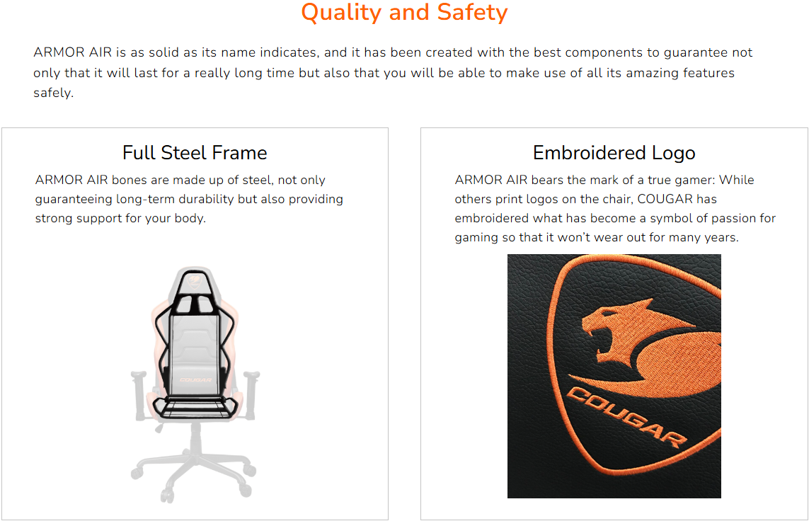 COUGAR Armor AIR Gaming Chair COUGAR 04 30 2025 02 31 PM