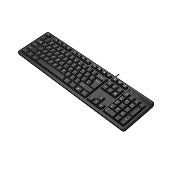 A4TECH KKS-3 Natural-A FN USB Wired Keyboard -Black - Image 2