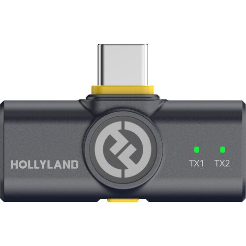HOLLYLAND LARK M2 Wireless Lavalier Microphone (Shine Charcoal) - Image 12