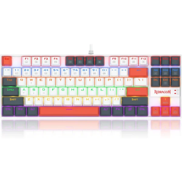 REDRAGON KUMARA RED SW Rainbow Mechanical Gaming Keyboard K552WLR-R - Image 2