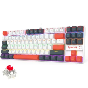 REDRAGON KUMARA RED SW Rainbow Mechanical Gaming Keyboard K552WLR-R