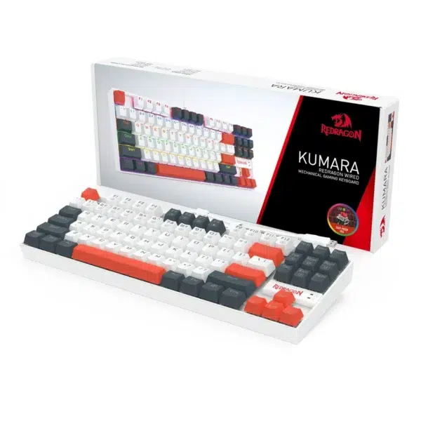 REDRAGON KUMARA RED SW Rainbow Mechanical Gaming Keyboard K552WLR-R - Image 3