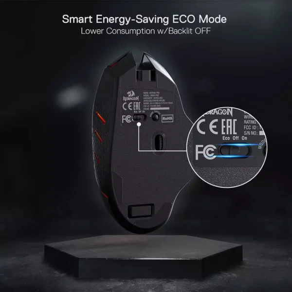REDRAGON MIRAGE PRO Wired and Wireless Gaming Mouse M690-PRO - Image 8