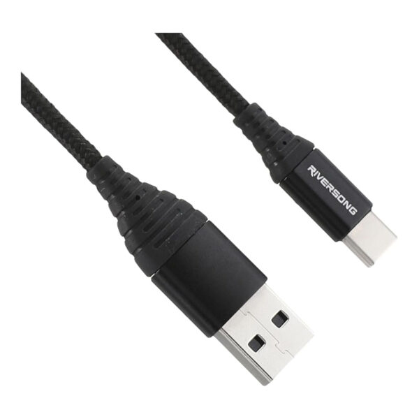 RIVERSONG Alpha S CL32-A USB-A to Lightning 2.4A Charging Cable 1m -Black