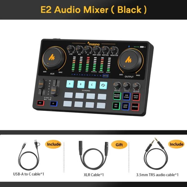 maono CASTER E2 Podcasting Console AME2 - Image 2