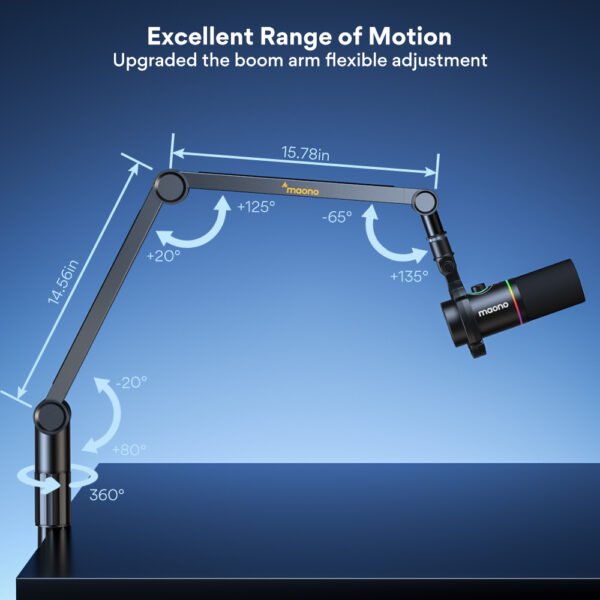 maono Microphone Boom Arm Stand BA91 - Image 7