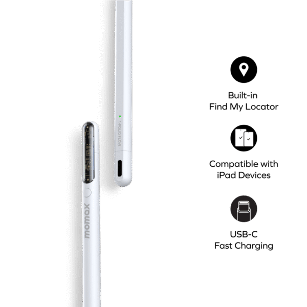 momax TP11W 1-Folio Flow Active Stylus Pen -White - Image 7