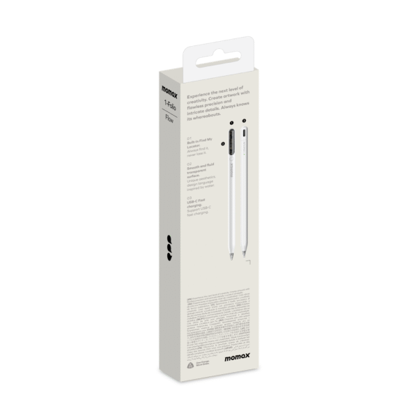 momax TP11W 1-Folio Flow Active Stylus Pen -White - Image 9