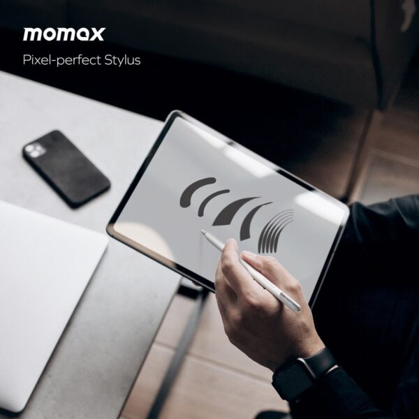 momax TP11W 1-Folio Flow Active Stylus Pen -White - Image 3
