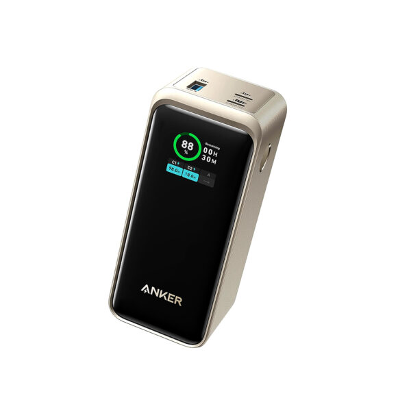 Anker Prime A13360B1 200W 3-Port (2xUSB-C + 1xUSB-A) 20000mAh Power Bank (Gold) - Image 2