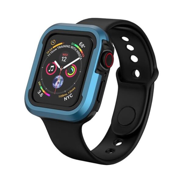 Apple Watch 45mm- WiWU JD-101 DEFENDER Strong Metal Case -Blue - Image 2