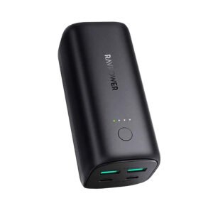 RAVPOWER RP-PB208 PD Pioneer 20000mAh 70W 4-Port (2xUSB-C + 2xUSB-A) Power Bank -Black