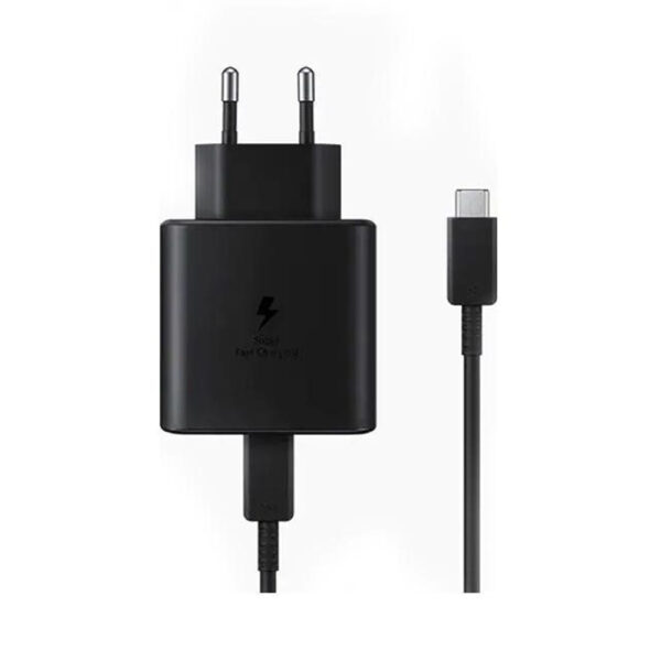 SAMSUNG EP-T4511 45W PD USB-C 2Pin Power Adapter with 1.8m USB-C to USB-C Cable -Black