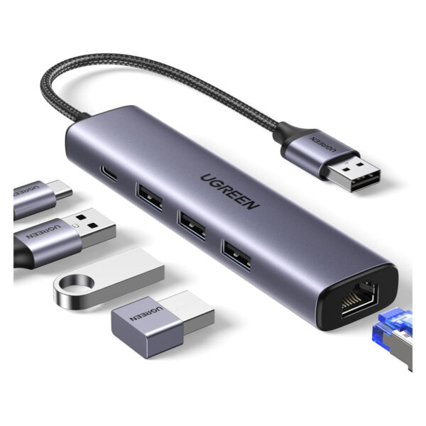 UGREEN 60812 CM266 USB3.0 Multifunction Adapter -Grey - Image 2