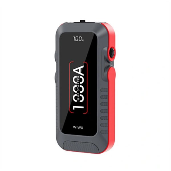 WiWU Wi-JS001 37W 10000mAh LED Lighting Jump Starter -Grey - Image 3