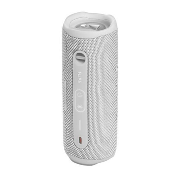 JBL FLIP6 Portable Bluetooth Speaker -White - Image 4