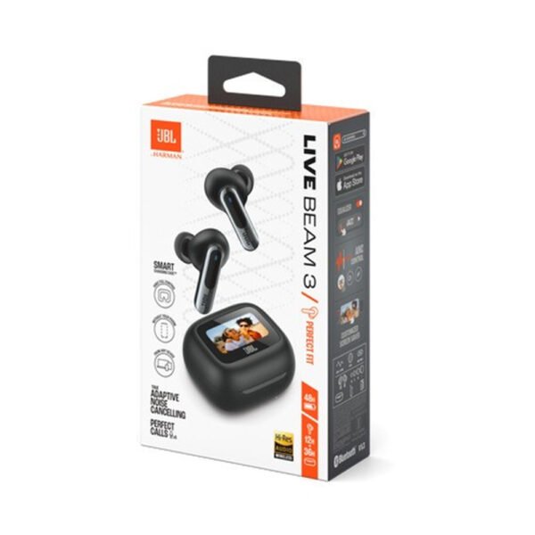 JBL LIVE BEAM 3 True Adaptive Noise Cancelling Wireless Earbuds -Black - Image 6