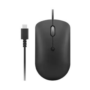 Lenovo 400 MON6UO USB-C Wired Compact Mouse GY51D20875 (Black)