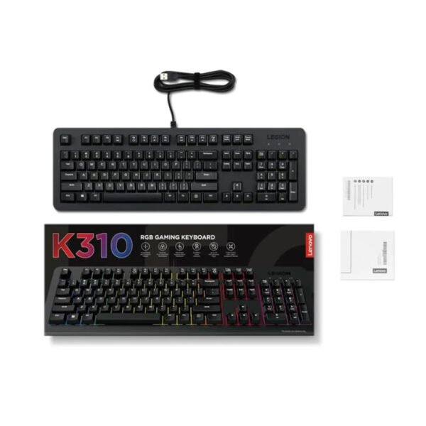 Lenovo Legion K310 RGB AR Layout Wired Gaming Keyboard GY41N91859 - Image 6