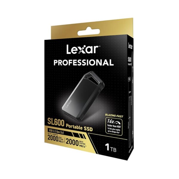 Lexar PROFESSIONAL SL600 1TB Up to 2000MB/s USB-C 3.2 Gen 2x2 Portable SSD - Image 2