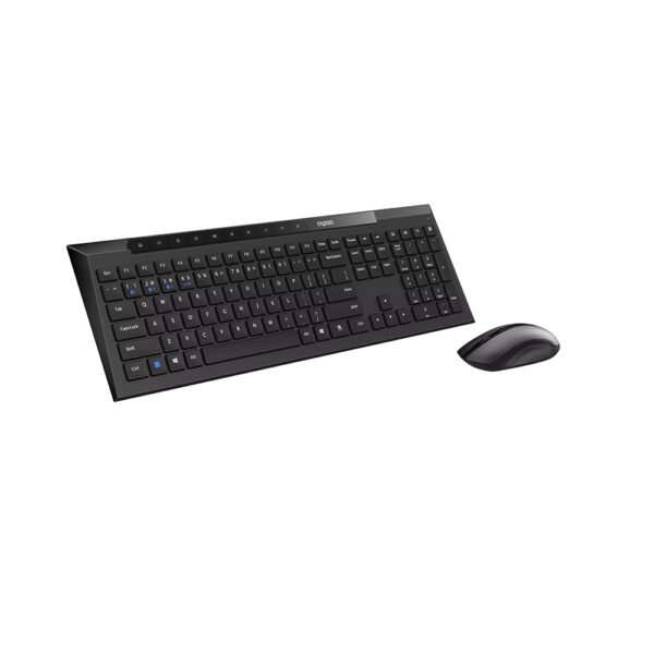 RAPOO 8210M Multi-Mode Wireless Keyboard and Mouse -Black - Image 2