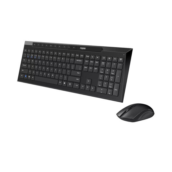RAPOO 8210M Multi-Mode Wireless Keyboard and Mouse -Black - Image 3