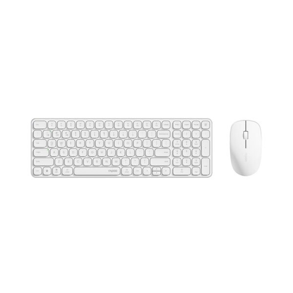RAPOO 9320M Multi-Mode Wireless Keyboard and Mouse -White
