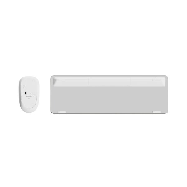 RAPOO 9320M Multi-Mode Wireless Keyboard and Mouse -White - Image 3