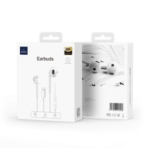 Alternative view of WiWU EB303 USB-C Wired Earbuds -White