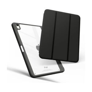 iPad Air11-(2024)/Air4-/Air5- EVO Crystal Folio Flip Case (Black)