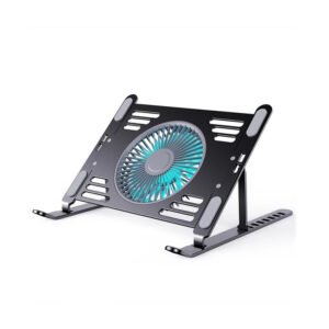 Laptop Stand Electric Fan Three Speeds Efficient heat dissipation and free Lifting -Silver