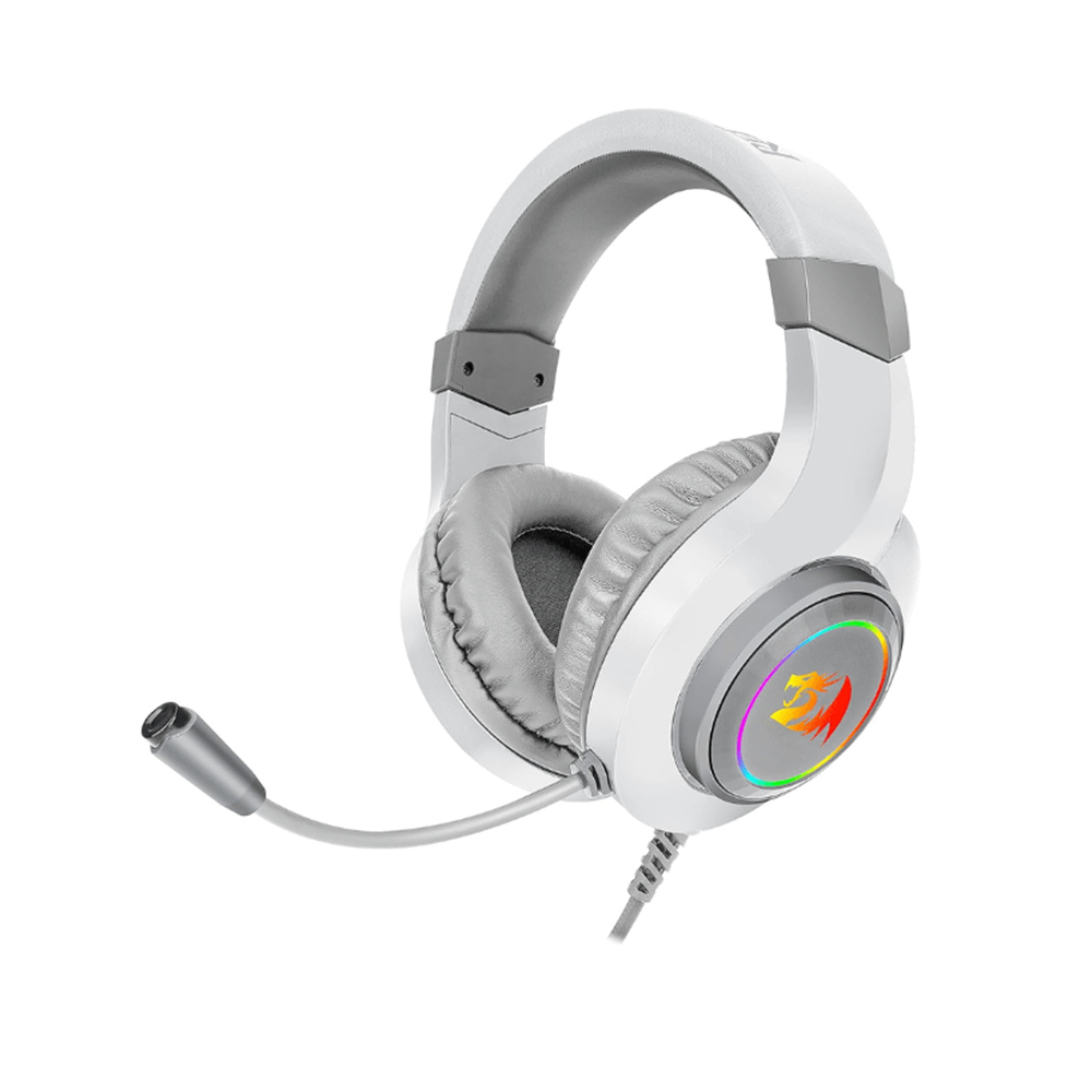 REDRAGON HYLAS 3.5mm Wired Gaming Headset H260-W (White)