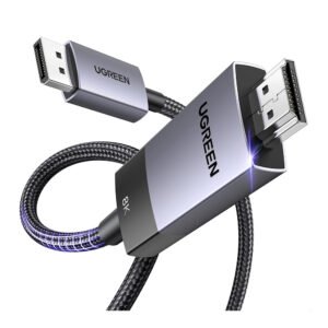 UGREEN 80397 DP115 DisplayPort(DP)Male to HDMI Male 8K Cable 2.0m (Black)