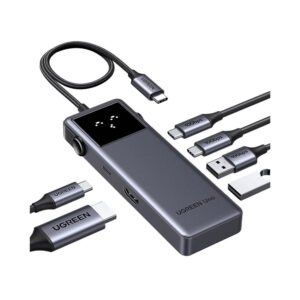 Alternative view of UGREEN Uno 35998 CM888 6-in-1 4K 60Hz 10Gbps 100W USB-C Hub